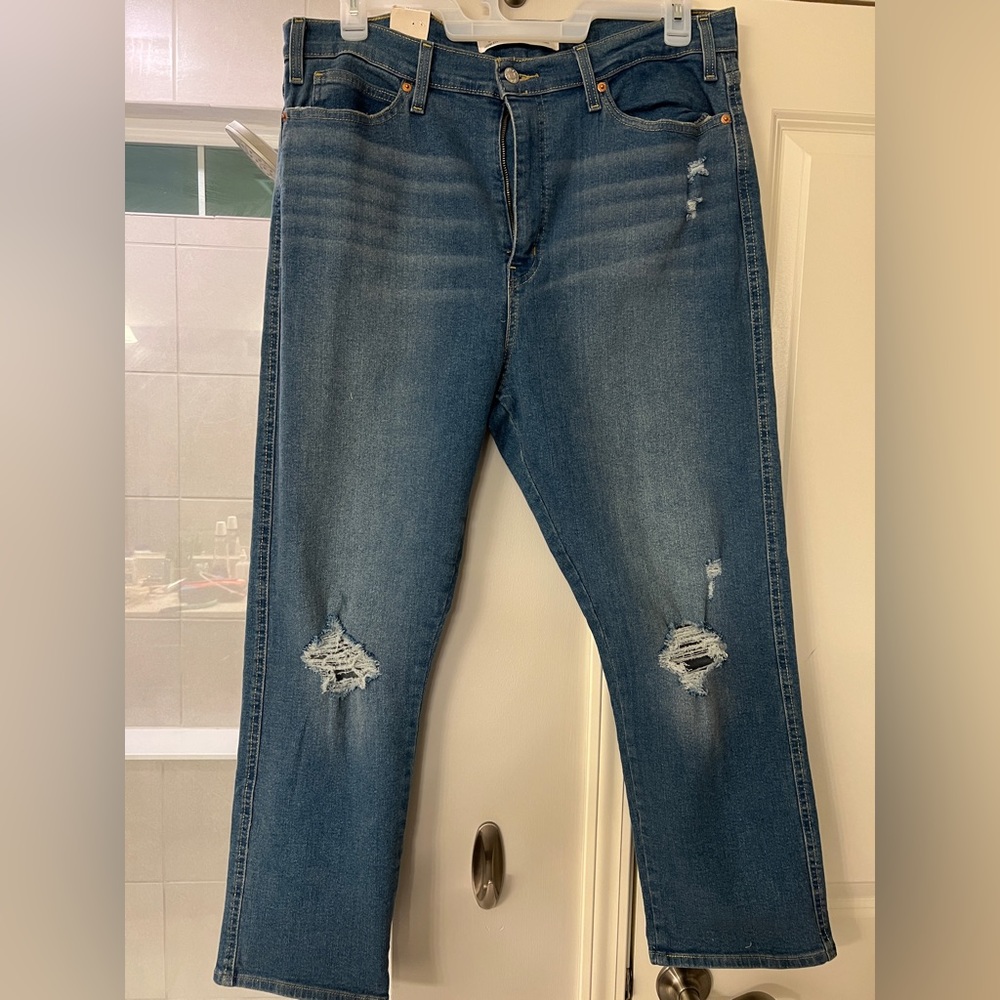 NEW Signature by Levi Strauss Size 18 | W34 Heritage High Rise Straight Jeans